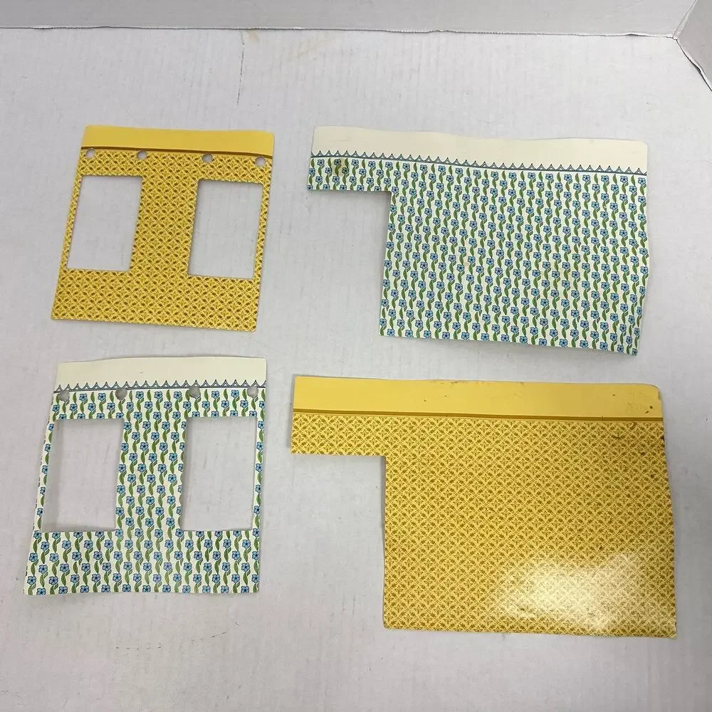 Playmobil 5300 5305 Victorian Mansion Dollhouse Wallpaper Replacement Parts Lot